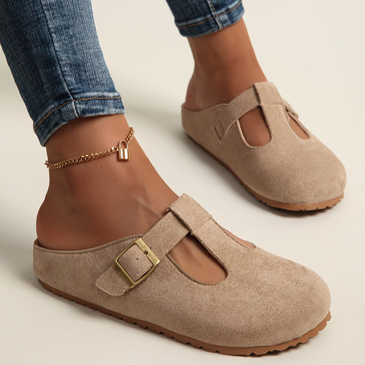 Joyce – Minimalist Buckle Clogs