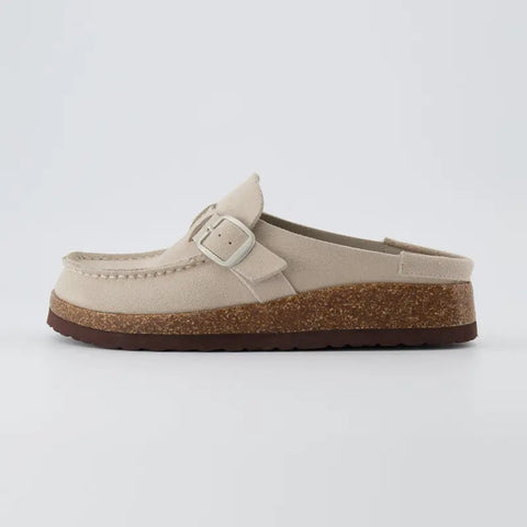ELIZABETH™ - Women’s Suede Cork Footbed Clogs Casual Comfortable Slip-On Shoes
