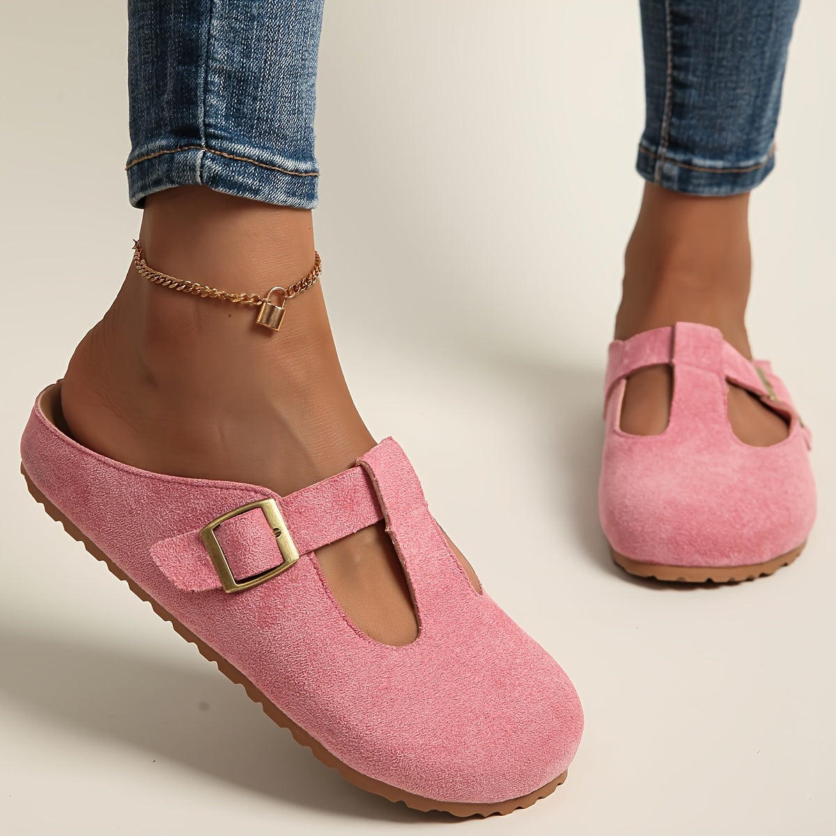 Joyce – Minimalist Buckle Clogs