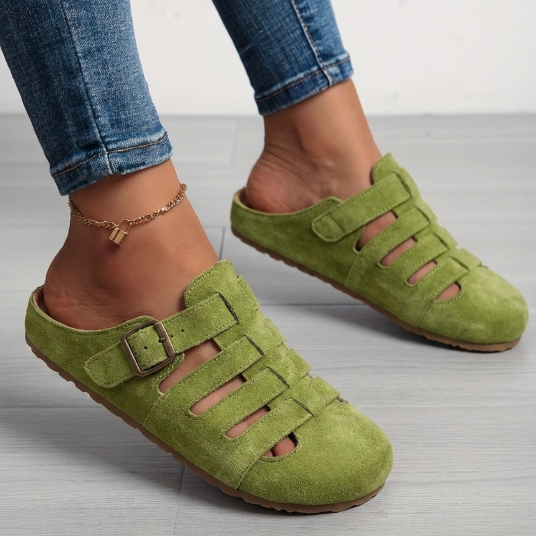 Sharon – Comfort Slip-On Mule Sandals