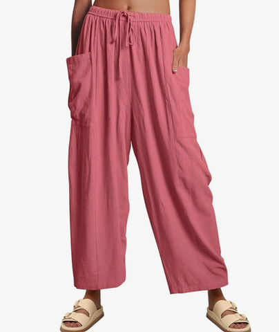 GABRIELLA | Summer Pants with Wide Legs for Maximum Comfort and Elegant Day Style