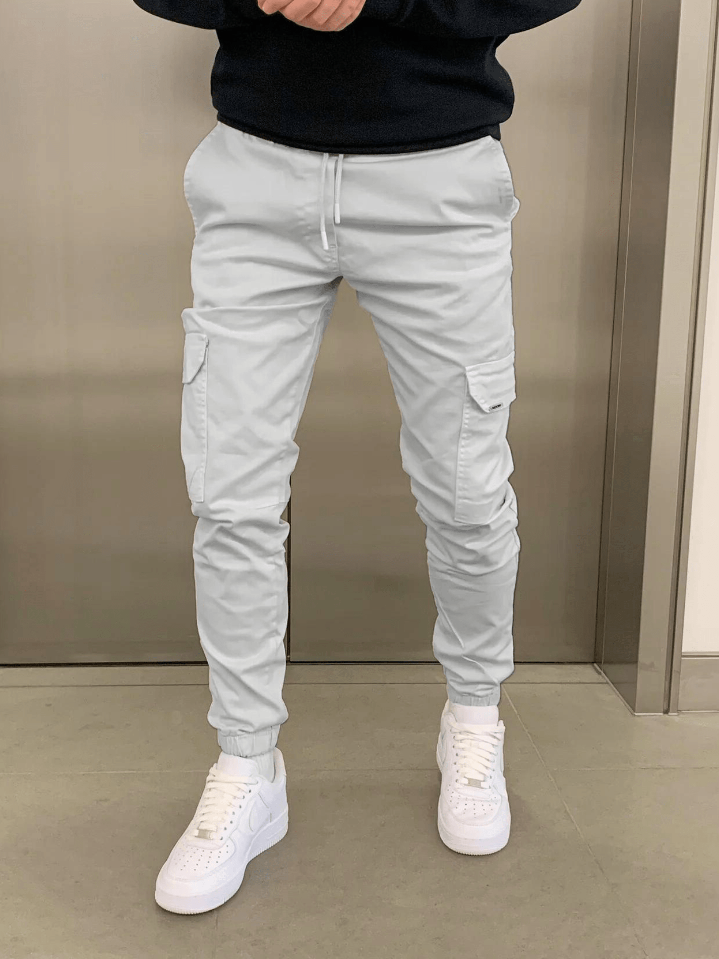 Philippe | Sleek Tie-Waist Cargo Pants
