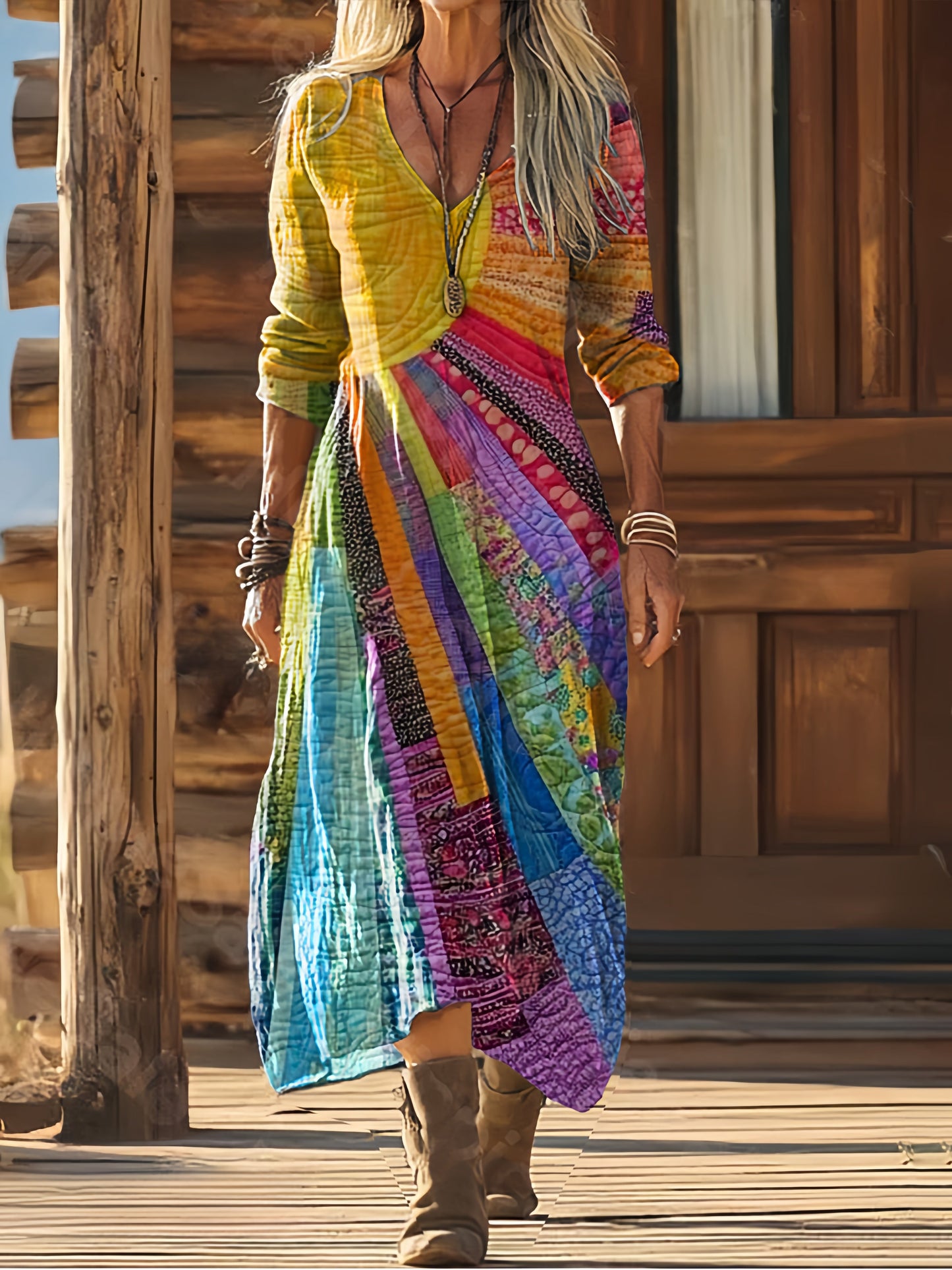 Liorah | Bohemian Midi Dress