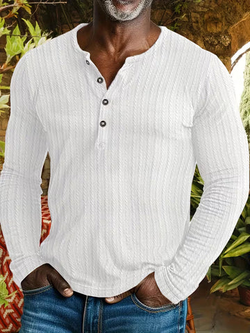 Grayson | Stylish Textured Button Up Shirt
