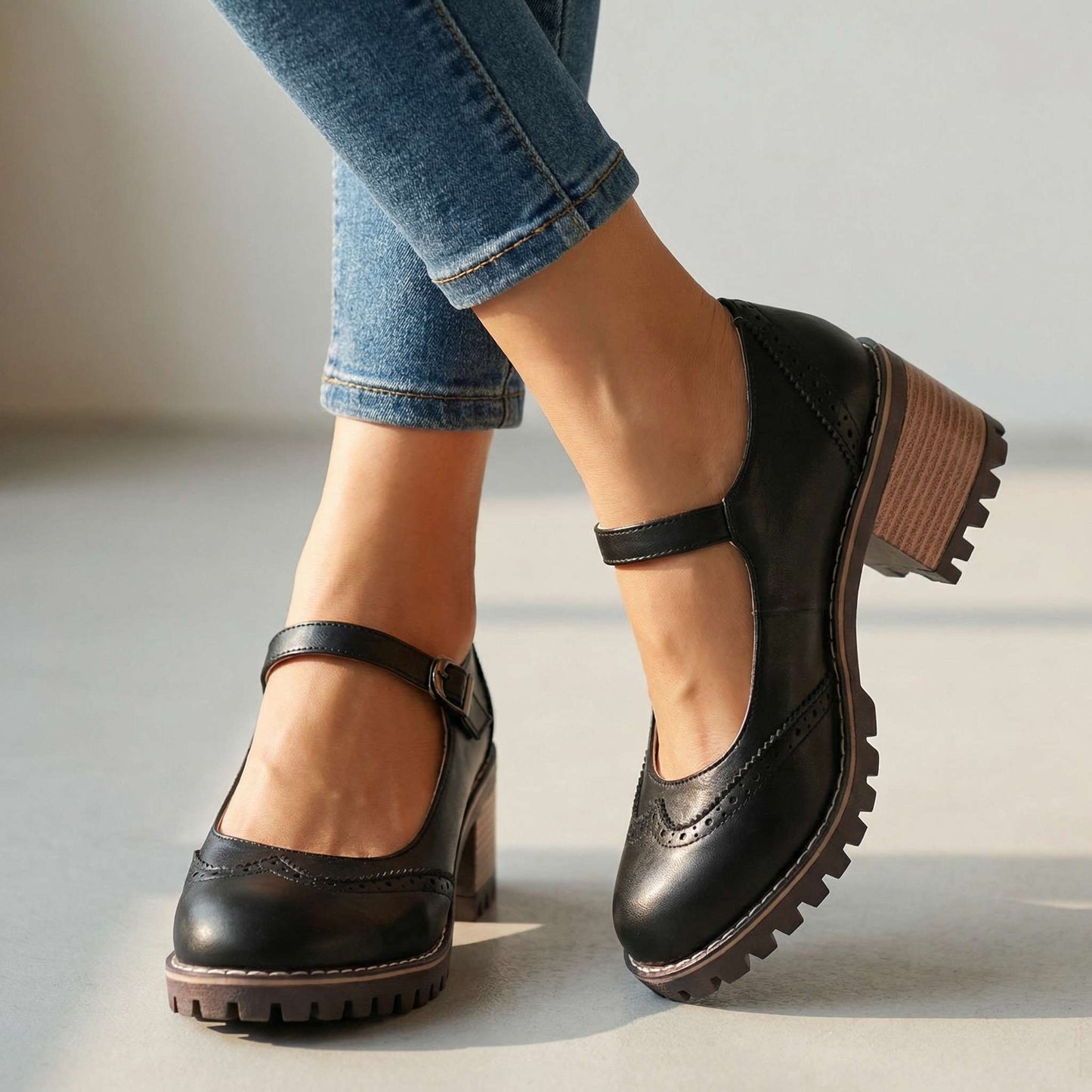 Ashley – T-Strap Mary Jane Heels