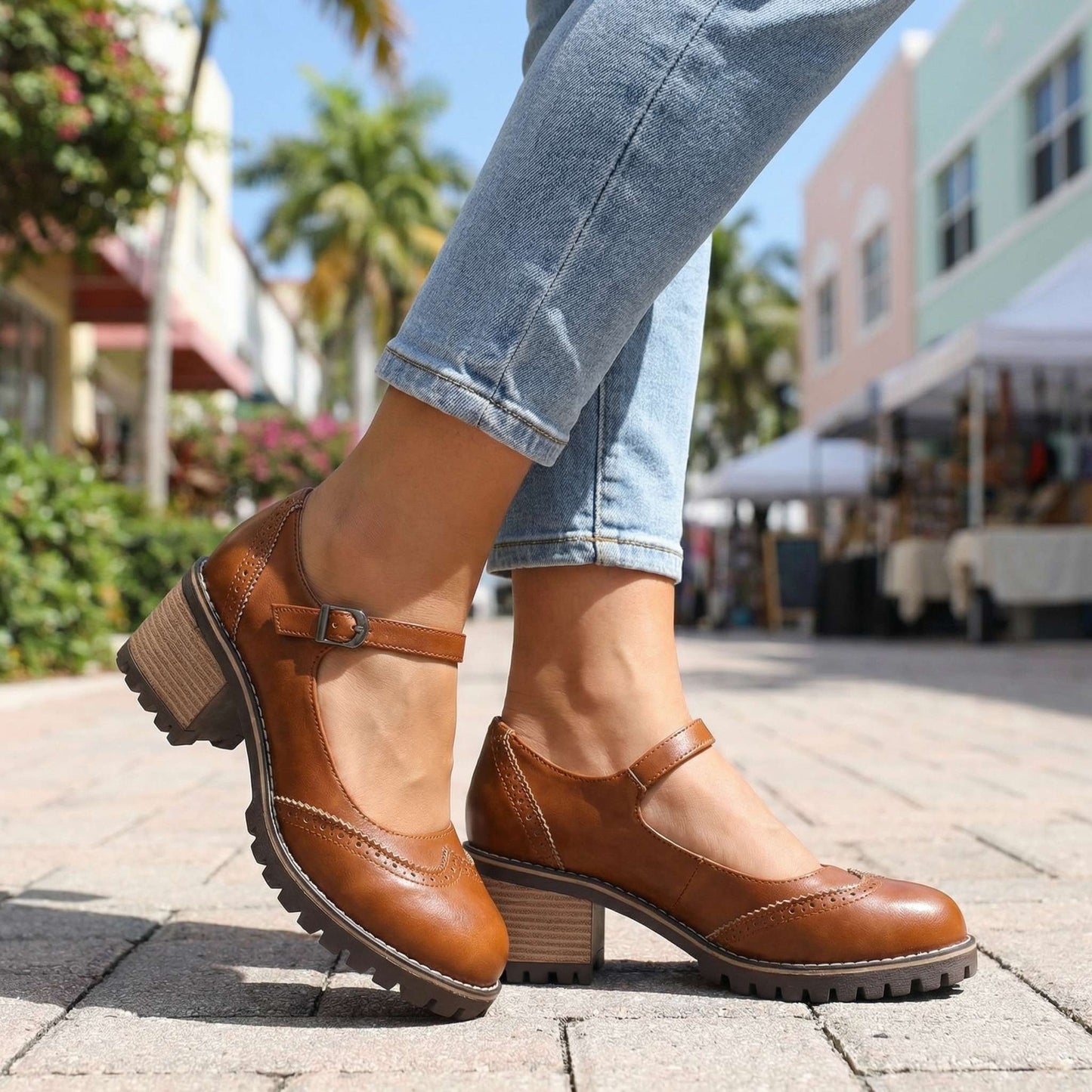 Ashley – T-Strap Mary Jane Heels