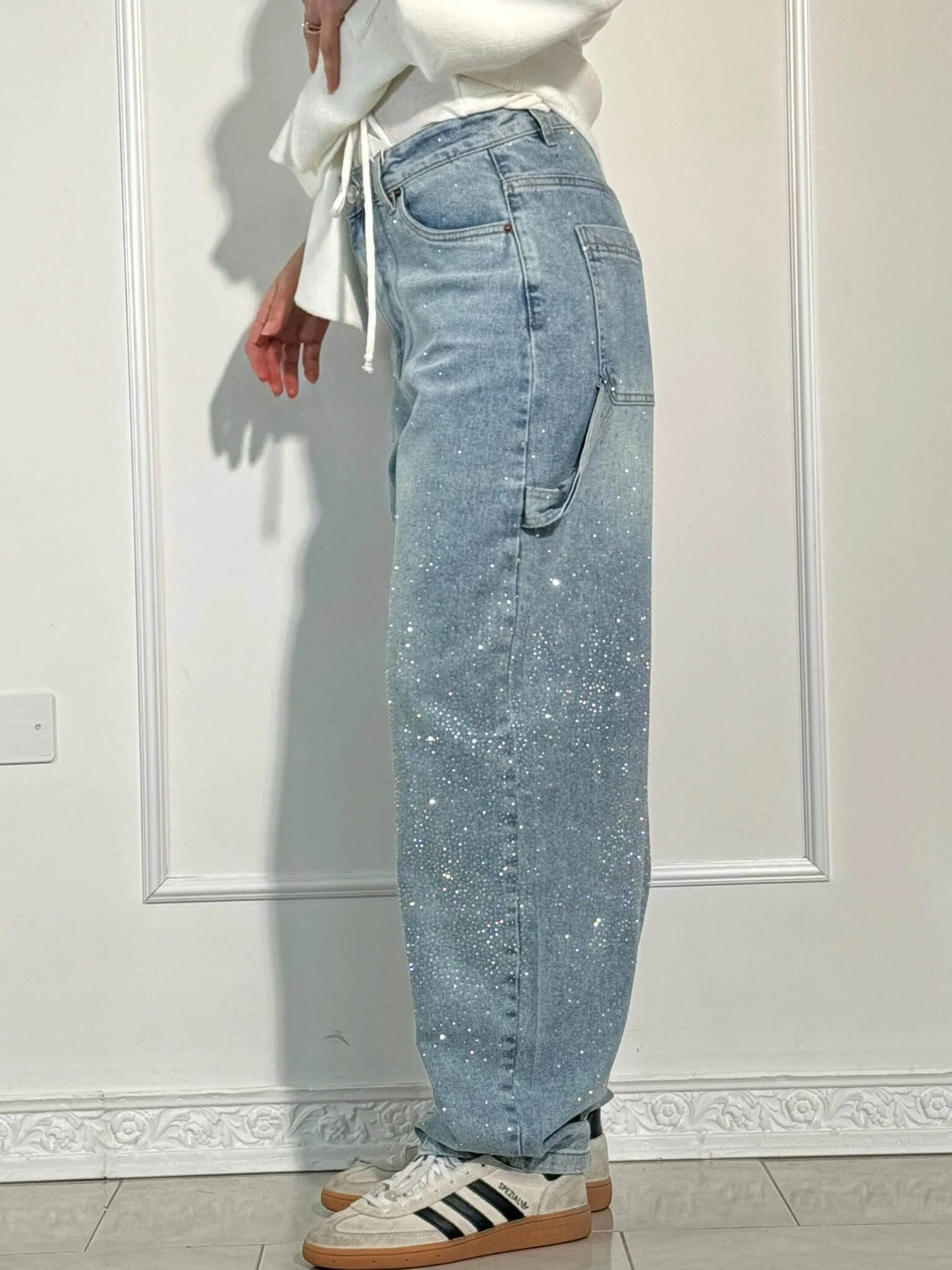 Lumi | Wide jeans for women – Fashion comfort with a sparkling accent